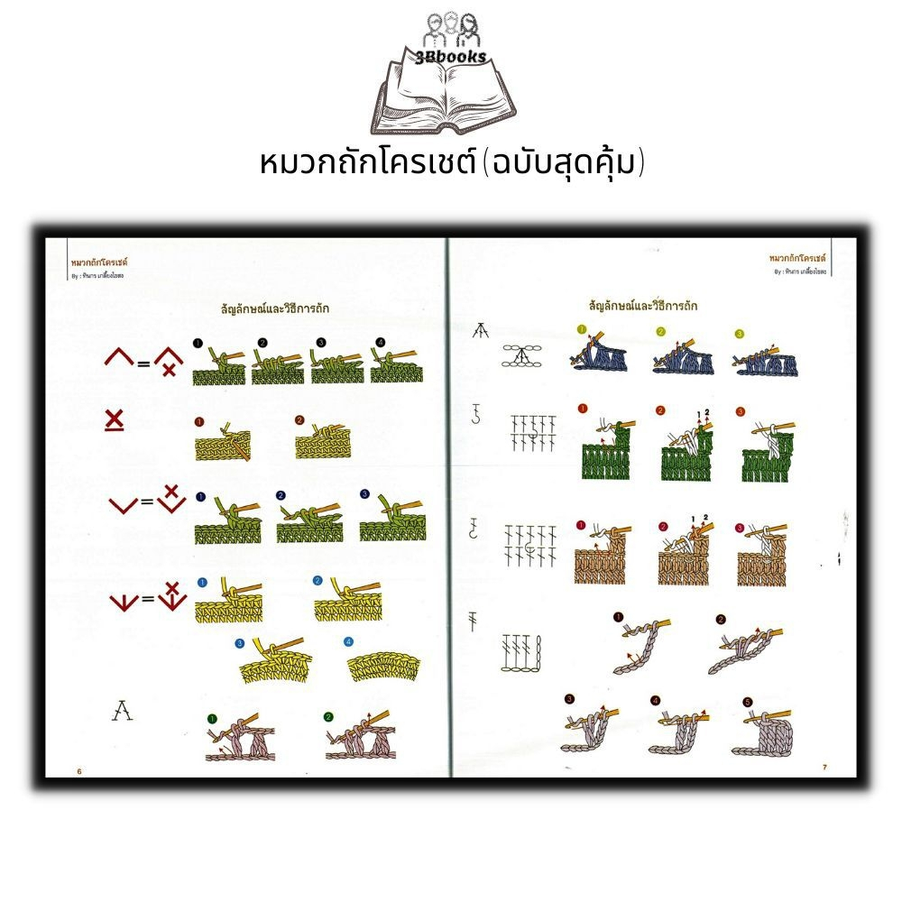 หนังสือ-หมวกถักโครเชต์-ฉบับสุดคุ้ม-งานฝีมือ-การถักโครเชต์-การถักไหมพรม-การถักหมวก-หมวกไหมพรม