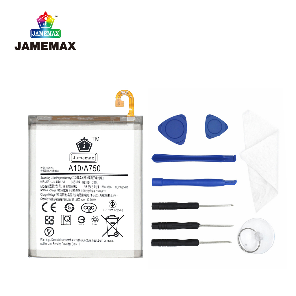 jamemax-แบตเตอรี่-samsung-a10-a750-battery-model-eb-ba750abn-ฟรีชุดไขควง-hot