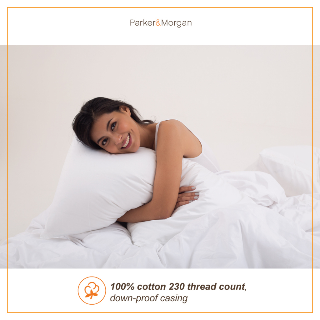 Parker & Morgan รุ่น Georgia ไส้ผ้านวมขนเป็ดแท้ Twin Size (80% ขนอ่อน, 20% ขนปีก) มอบสัมผัสแห่งการพักผ่อนระดับพรีเมียมด้วยวัสดุคุณภาพสูงที่คัดสรรมาอย่างดี