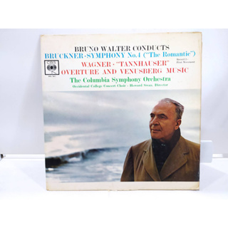 1LP Vinyl Records แผ่นเสียงไวนิล BRUNO WALTER CONDUCTS BRUCKNER SYMPHONY No.4 ("The Romantic")  (J22D50)