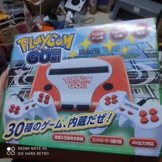 เครื่องเล่นเกมส์ Playcom Go Kanki FC งานโคลน ของใหม่ ที่วางขายในญี่ปุ่น พร้อมเกมส์ในตัว 30 เกมส์ ไฟตรง ใช้งานได้ปกติ
