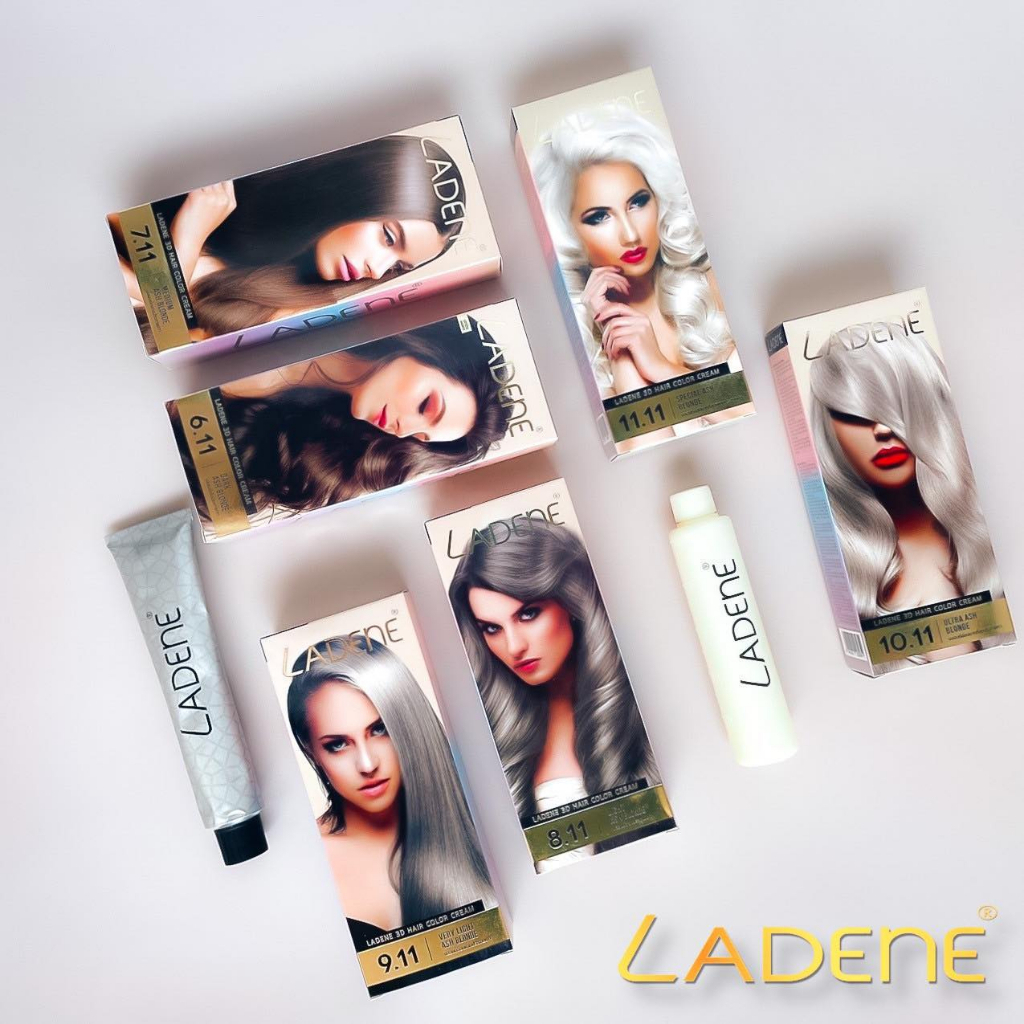 ladene-3d-hair-color-cream-100ml-100ml-ลาดีเน่-ทรีดี-ครีมเปลี่ยนสีผม-100มล-100มล