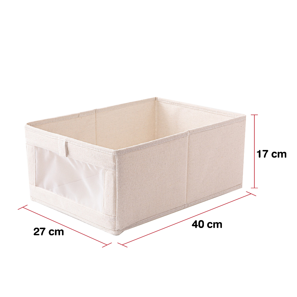 cheap-farm-กล่องเก็บเสื้อผ้า-ctn363-กล่องเก็บกางเกงพับได้-กล่องเก็บชุดชั้นใน-จัดระเบียบลิ้นชัก-พับได้-กล่องจัดระเบียบ