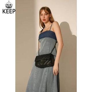 [รุ่นแนะนำ] KEEP รุ่น  COCO Chain bag  กระเป๋าสุภาพสตรี (ของแท้100%)✅️