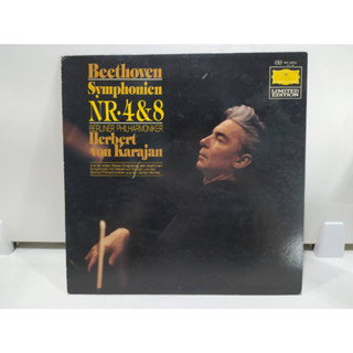 1LP Vinyl Records แผ่นเสียงไวนิล Beethoven Symphonien NR.4&amp;8   (J22D276)