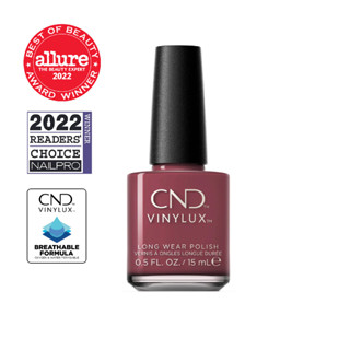 CND VINYLUX สีทาเล็บกึ่งเจล สี Rosemance 0.5 oz. (15 ml.) นำเข้าจากอเมริกา