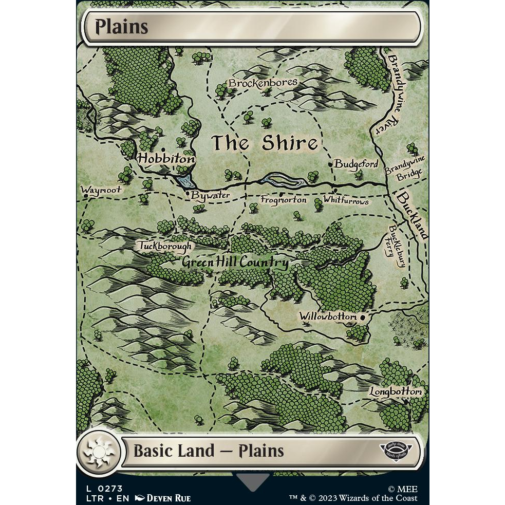 Basic Lands Full Art การ์ด Magic The Gathering ของแท้ จากชุด The Lord ...