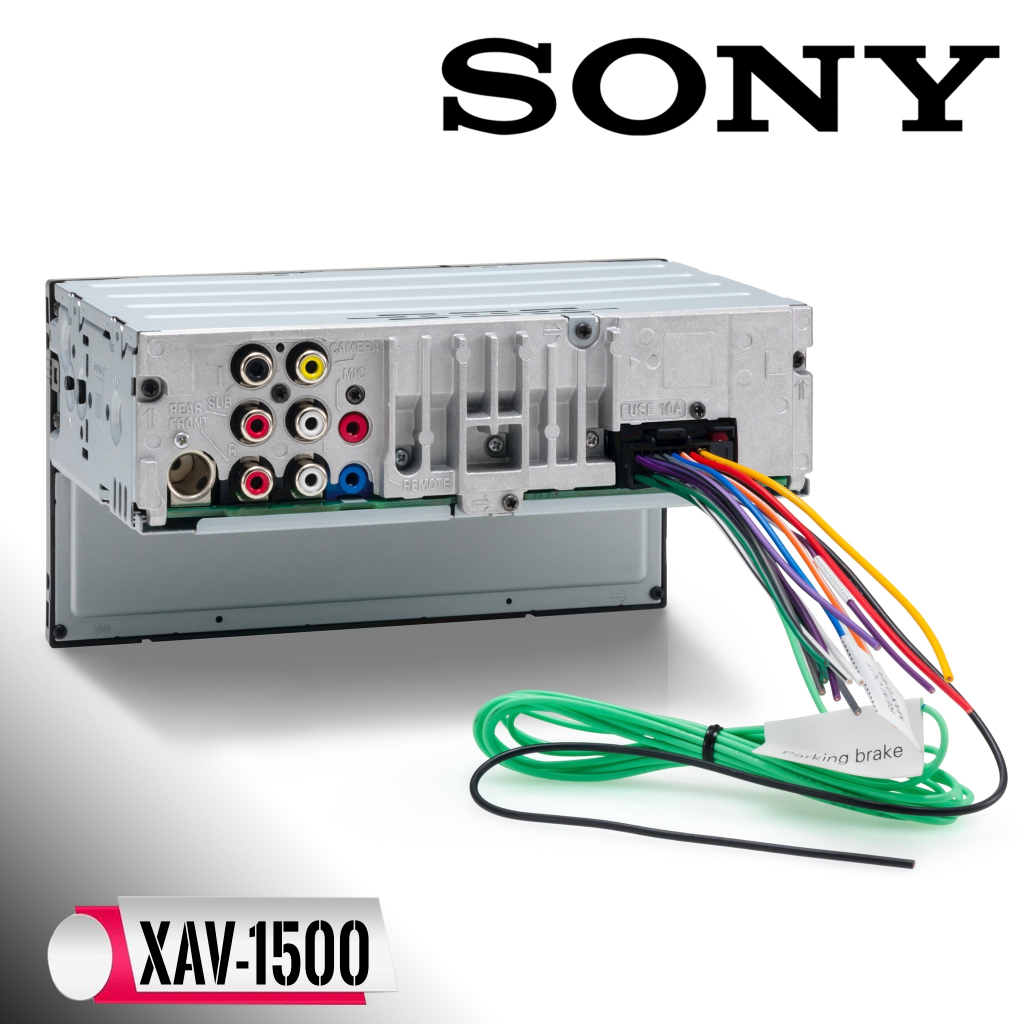 สินค้าขายดี-จอติดรถยนต์-sony-xav-1500-6-2นิ้ว-ดูyoutubeผ่าน-weblink-ระบบนำทางwaze-สะท้อนภาพหน้าจอmirrorlink