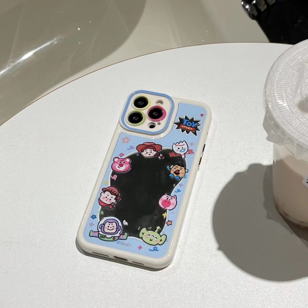 ส่งของขวัญ-เคสไอโฟน-สำหรับ-11-14-for-iphone-case-13-12-pro-max-น่าสนใจ-น่ารัก-กระจกเงา-กันกระแทก-เคสนิ่ม-เคสโทรศัพท์