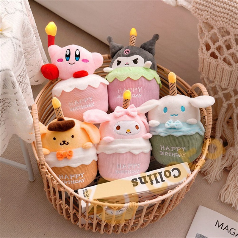 sanrio-kawaii-ตุ๊กตายัดนุ่น-รูปการ์ตูนอนิเมะ-มีไฟ-led-เหมาะกับของขวัญวันเกิด-ของเล่นสําหรับเด็ก-น่ารัก-สร้างสรรค์-ของขวัญวันเกิด-ของขวัญวันเกิดแฟน