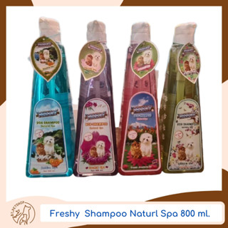 Freshy Dog & Cat Shampoo Spa แชมพูสำหรับ สุนัขและแมว ขนาด 800 ml.