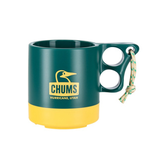 CHUMS CAMPER MUG CUP 250ml. สี TEAL/YELLOW - แก้วน้ำชัมส์ แก้วแคมป์ปิ้ง