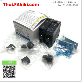 พร้อมส่ง, (A)Unused, E3JM-10M4-G-N Photoelectric Sensor,เซนเซอร์รับแสง สเปค AC24-240V,OMRON (66-007-533)