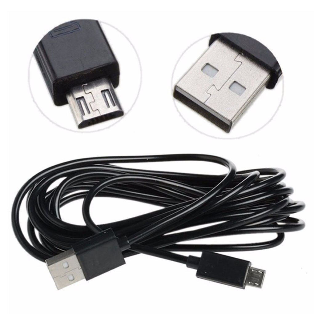 สายชาร์จ-micro-usb-ความยาว-3-เมตร-ใช้กับ-กล้องวงจรปิด-กล้องติดหน้ารถ-ไม่แนะนำสำหรับการชาร์มือถือ-เพราะจะชาร์จช้า