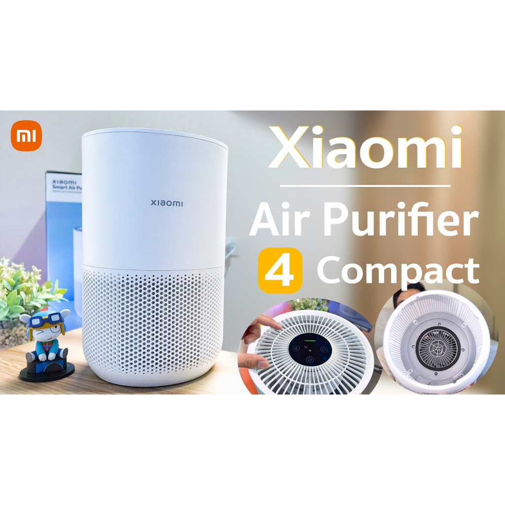 xiaomi-smart-air-purifier-4-compact-เครื่องฟอกอากาศ-ศูนย์ไทย-gb-v-กรองฝุ่น-pm-2-5-สีขาว