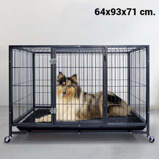 กรงหมาไซส์ S 	Pet Cage	กรงหมาขนาดใหญ่ ขนาด 64x93x71 ซม. สำหรับสุนัข สุนัขขนาดใหญ่ มีล้อเคลื่อนย้ายได้ champion