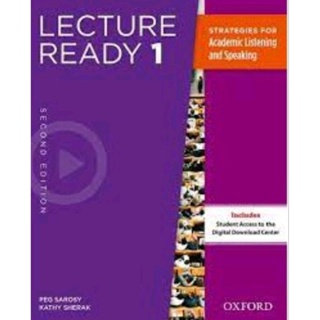 หนังสือ Lecture Ready 1Strategies for academic listening and speaking+code Online