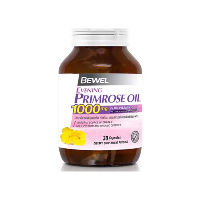 Bewell Evening Primrose Oil 1000 mg. (30 Tablets) Shopee Thailand