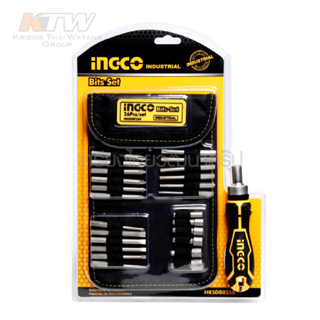 INGCO ชุดไขควง พร้อมดอกไขควง 26 ชิ้นชุด รุ่น HKSDB0268 ( 26 pcs Ratchet Screwdriver Bits Set ) B