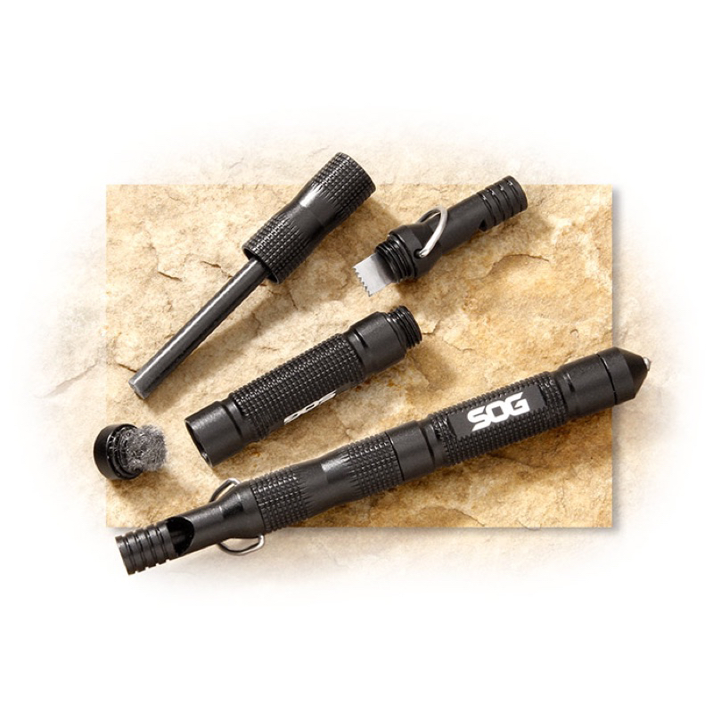 SOG Multi-tool Flint Survival แท่งจุดไฟเอนกประสงค์ พกพา | Shopee Thailand