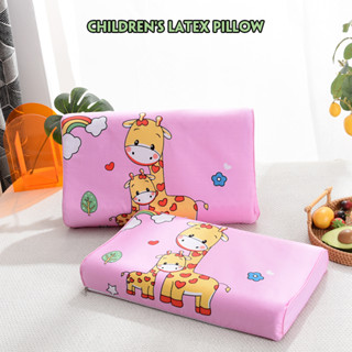 หมอนเด็ก หมอนรองคอ การ์ตูน หมอนเครื่องนอน Bantal Budak Bantal Latex J075 ฟรีปลอกหมอนยางพาราธรรมชาติ