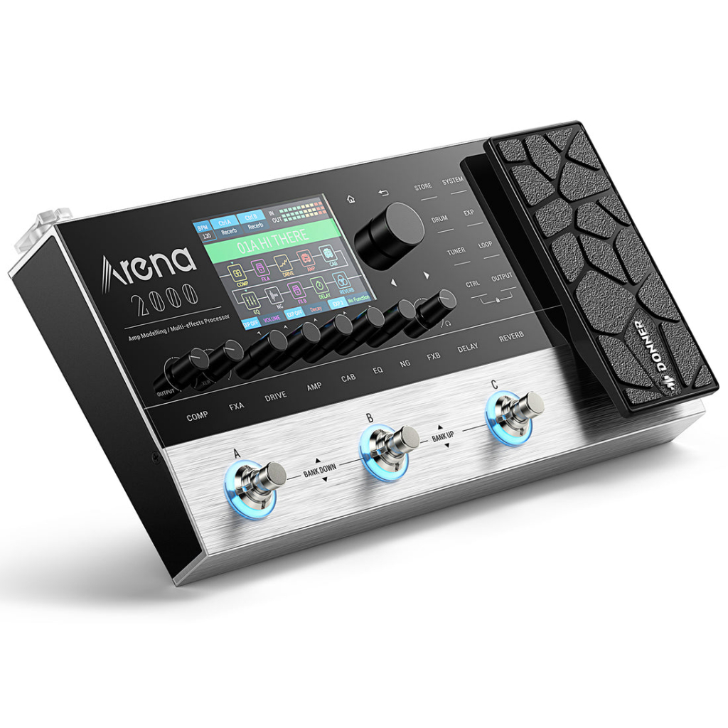 donner-arena-2000-multi-effect-guitar-pedal-amp-modeling-multiple-effects-processor-เอฟเฟคกีต้าร์