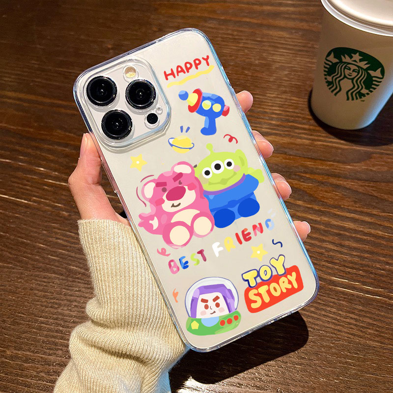 เคสซิลิโคนนิ่ม-tpu-เคสใส-กันกระแทก-ลายการ์ตูนน่ารัก-สําหรับ-iphone-14-13-12-11-pro-max-x-xs-max-xr-7plus-8plus-7-8-mini