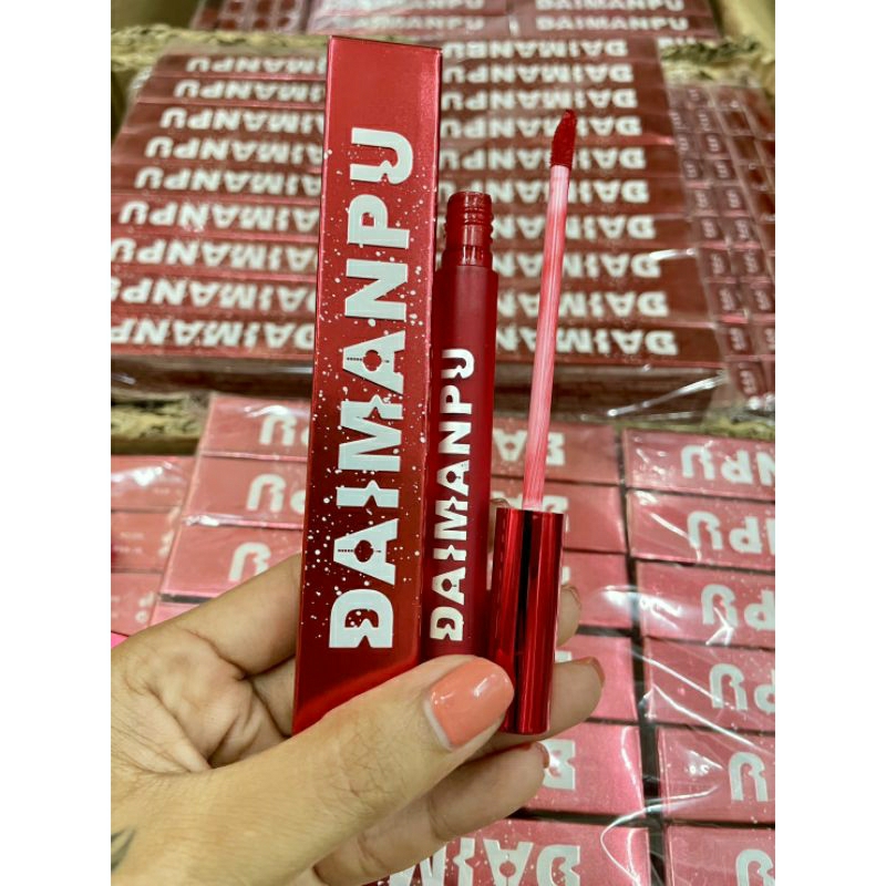 daimanpu-lip-tint-สีสวยไม่ติดแมสขายยกโหล12แท่ง144-คละเบอร์-จำนวนจำกัด