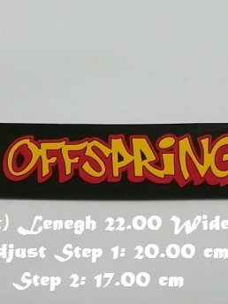สร้อยข้อมือยาง The Offspring กําไลยางซิลิโคน แฟชั่น วงดนตรี กันน้ำ  silicone rubber wristband bracelet