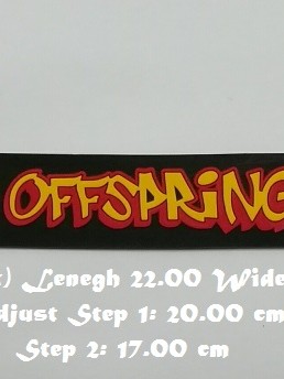 สร้อยข้อมือยาง The Offspring กําไลยางซิลิโคน แฟชั่น วงดนตรี กันน้ำ  silicone rubber wristband bracelet