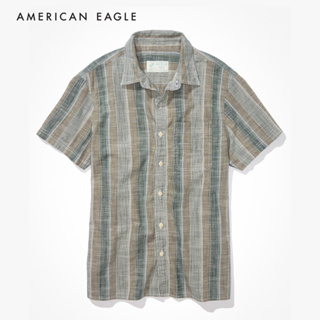 American Eagle Terry Slub Shirt เสื้อเชิ้ต ผู้ชาย (NMSH 015-6026-335)