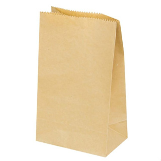 เอโร่ ถุงกระดาษน้ำตาล ขนาด 13x21 ซม. แพ็ค 100 ใบ