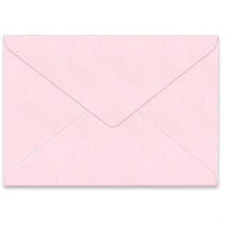 ซองใส่การ์ด 5x7" สีชมพู ฝาสามเหลี่ยม เนื้อปอนด์ (50ซอง) สีพาสเทล สวยงาม ใส่การ์ด งานมงคล อั่งเปา แต่งงาน งานบวช ใส่เงิน