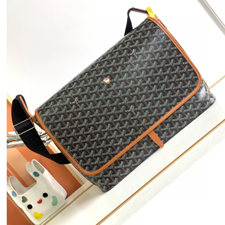 พรี-ราคา8600-goyard-capetienหนังวัว-กระเป๋าสะพายข้าง-กระเป๋าสะพาย39x13x26cm