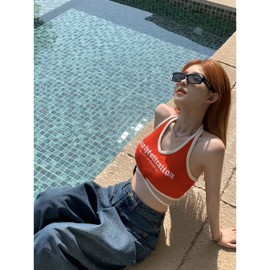 ta-08-ครอป-เสื้อครอป-ครอปสีพื้น-สายฝอ-สายเกา-ผ้ายืด-ครอปเข้ารูป-เสื้อสายเดี่ยว-สายเดี่ยว