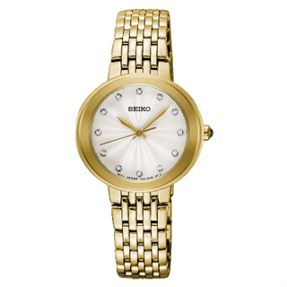 [ผ่อนเดือนละ769]🎁SEIKO นาฬิกาข้อมือผู้หญิง สายสแตนเลส รุ่น SRZ504P1 - สีทอง ของแท้ 100% ประกัน 1 ปี