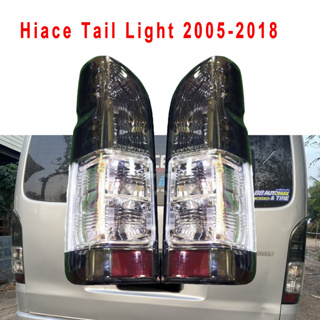 ไฟท้าย รถตู้ hiace ไฟท้าย รุ่น โตโยต้า ไฮเอช คอมมิวเตอร์ for TOYOTA Hiace Commuter 2014 - 2018 ไม่รวมหลอดไฟและสายไฟ