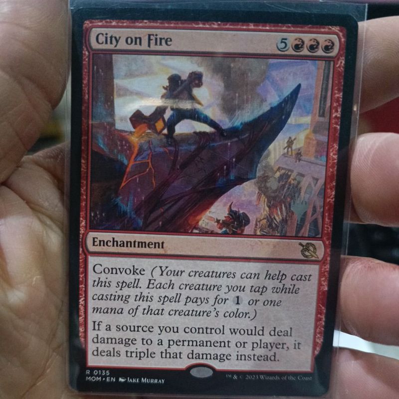 city-on-fire-mtg-single-card