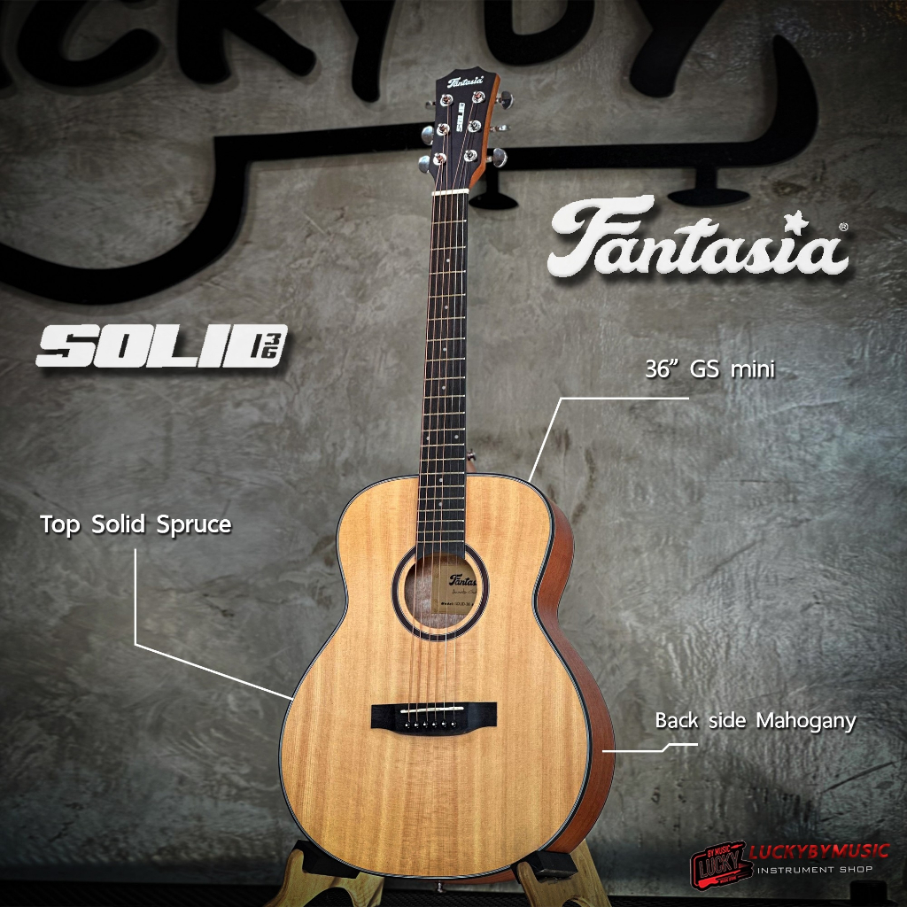 โค้ดลด20-fantasia-กีต้าร์โปร่ง-กีต้าร์โปร่งไฟฟ้า-solid36-eq-gt-4-ขนาด-36-นิ้ว-ฟรี-ปิ๊ก3-ใบคอร์ด-ประแจ