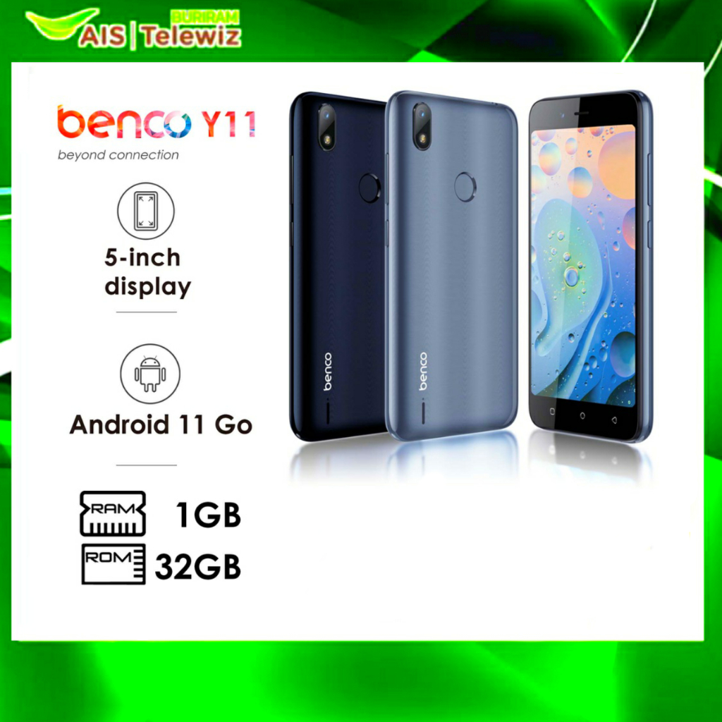 benco-y11-3g-สมาร์ทโฟนราคาประหยัด-ram-1gb-rom-32gb-android-11-รองรับซิมทุกค่าย