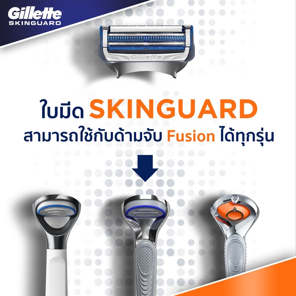 ขายดี-gillette-skin-guard-ยิลเลตต์-สกินการ์ด-มีดโกน-และใบมีดโกน-ของแท้-100