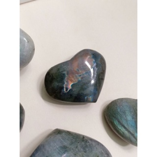 #JD008 - #JD009 Labradorite ลาบราโดไรต์ หัวใจ หินธรรมชาติ หินสะสม