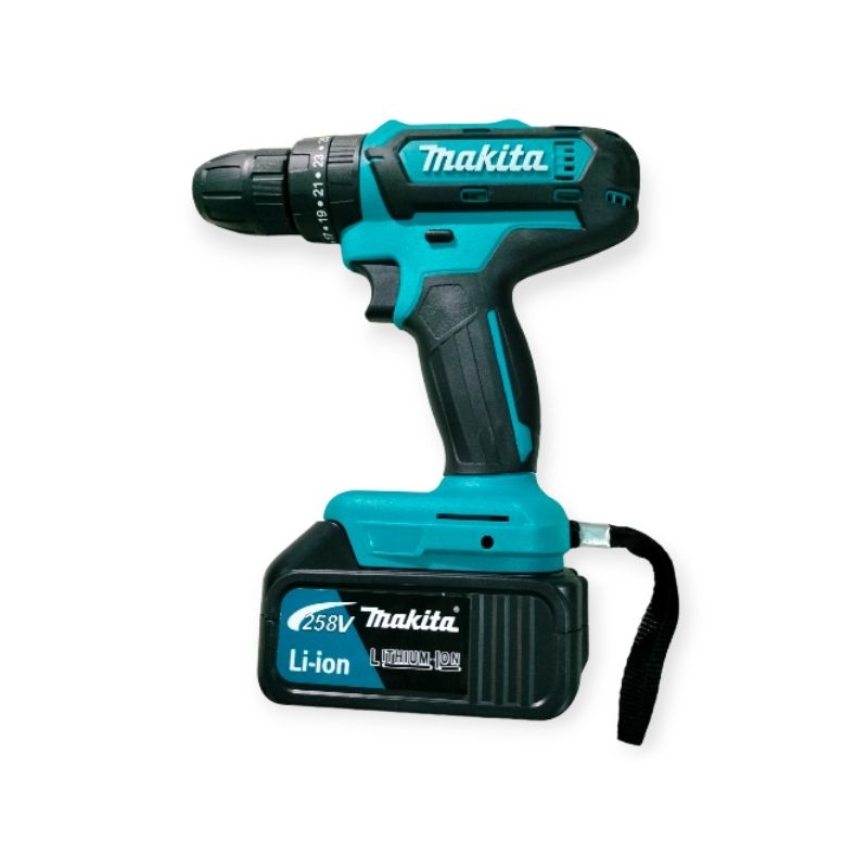 แพ็คคู่สว่านเครื่องเจียรไร้สาย-หินเจียรแบต-makita-258-v-ขนาด-4-นิ้ว-พิเศษแถมแบตเตอรี่ใหญ่-2-ก้อน-มาพร้อมกระเป๋าจัดเก็บ