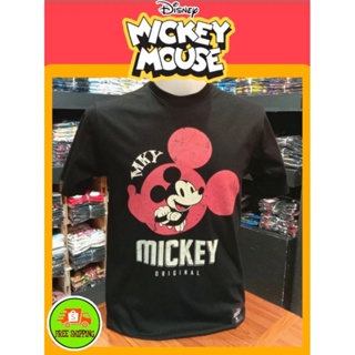 เสื้อDisney ลาย Mickey Mouse  สีดำ (MK-027)