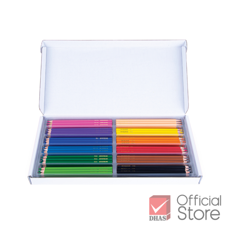 master-art-สีไม้-ดินสอสีไม้-12-สี-144-แท่ง-รุ่น-school-pack-จำนวน-1-ชุด