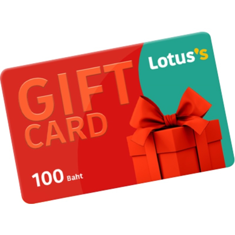 สำหรับแจกลูกค้า-บัตรเงินสดโลตัส-gift-card-tesco-lotus-มูลค่า100บาท-บัตรกำนัล-ไม่มีวันหมดอายุ-ราคาหน้าบัตร100