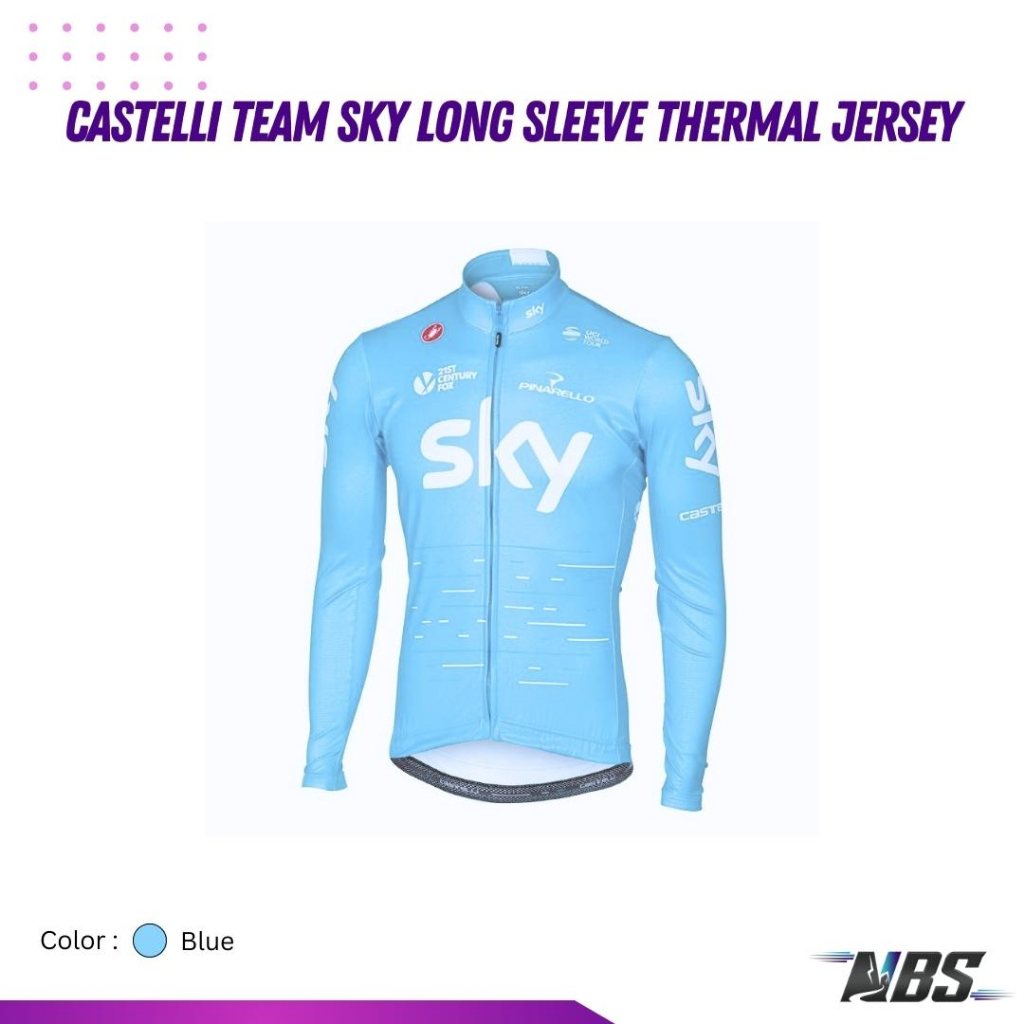 team sky long sleeve jersey