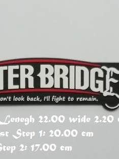 สร้อยข้อมือยาง Alter Bridge กําไลยางซิลิโคน แฟชั่น วงดนตรี กันน้ำ  silicone rubber wristband bracelet