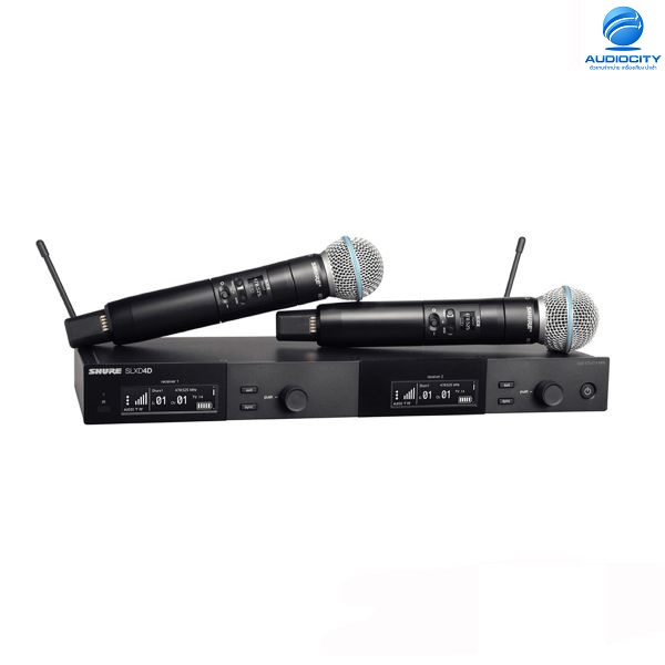 shure-slxd24da-b58-m55-ไมโครโฟนไร้สายแบบไมค์คู่-คลื่นความถี่-694-703-mhz-และ-748-758-mhz