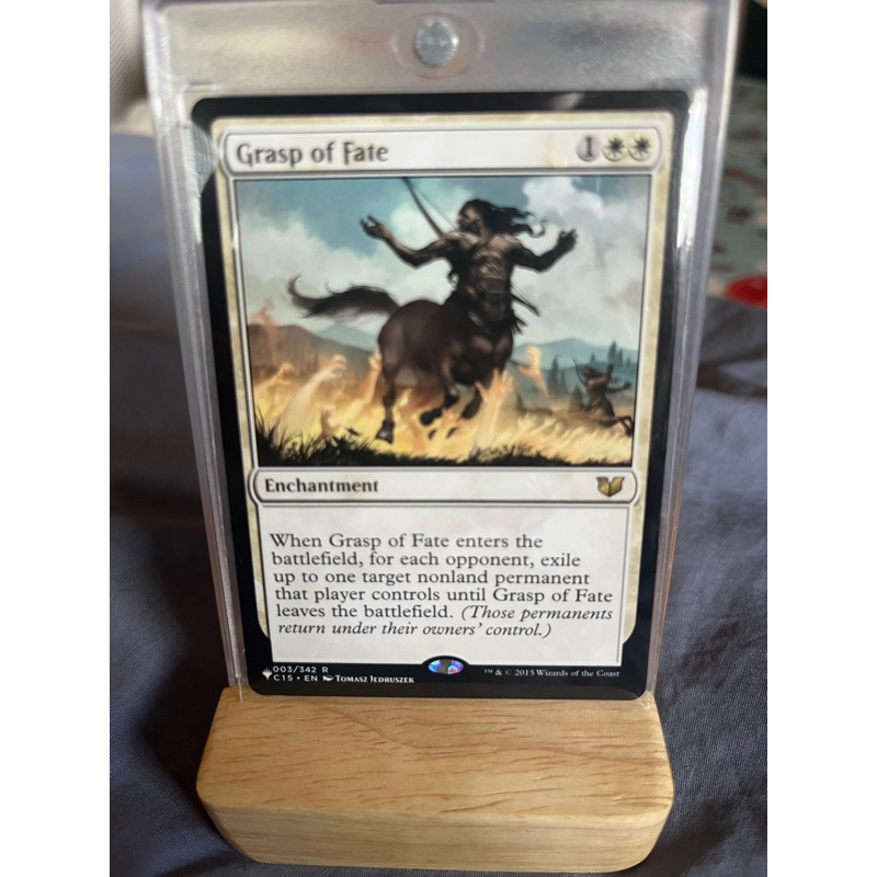 การ์ด MTG Grasp of Fate White Magic the gathering EDH รุ่น The List ...